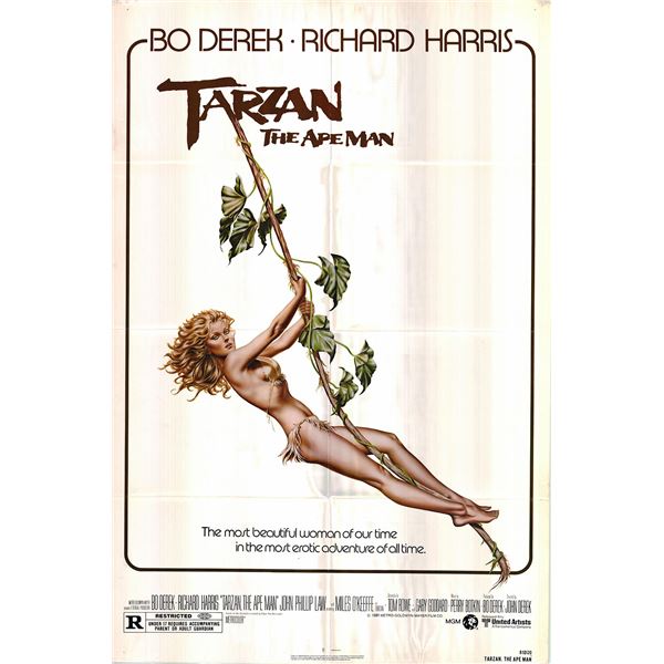 Tarzan, the Ape Man original 1981 vintage one sheet movie poster