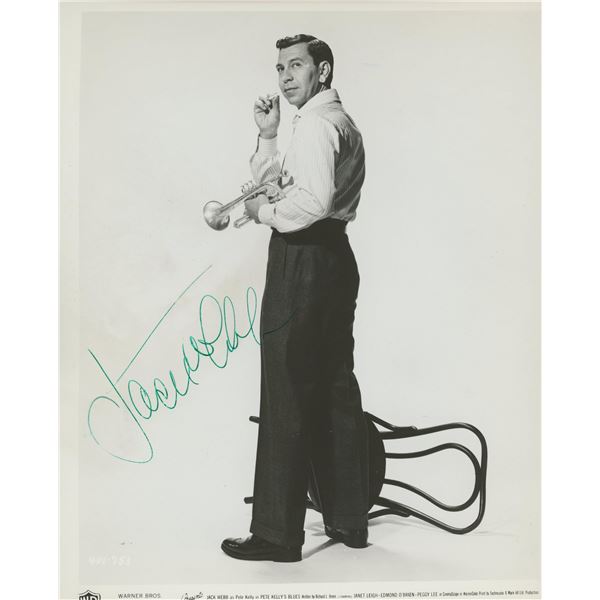 Jack Webb signed "Pete Kelly's Blues" movie photo