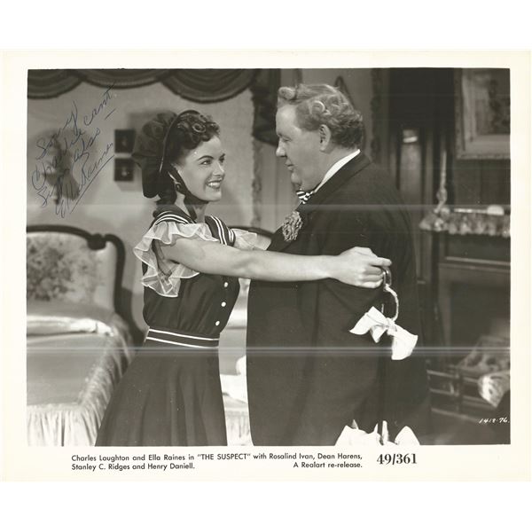 The Suspect Ella Raines Signed Movie Photo