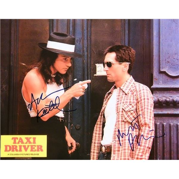 Robert DeNiro and Harvey Keitel original signed lobby card