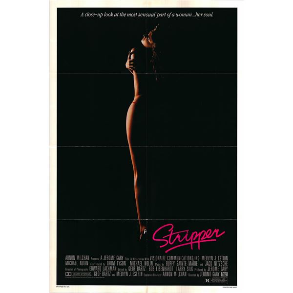 Stripper original 1985 vintage one sheet poster