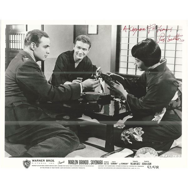 Sayonara Red Buttons signed photo