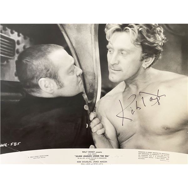 20,000 Leagues Under the Sea Kirk Douglas Signed Movie Photo