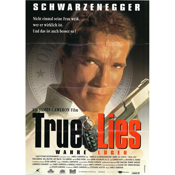 True Lies original 1994 vintage movie poster