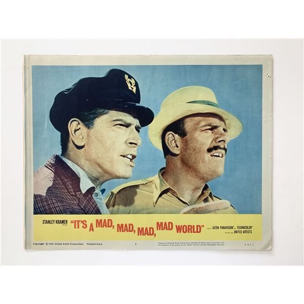 It's a Mad, Mad, Mad, Mad World original 1964 vintage lobby card