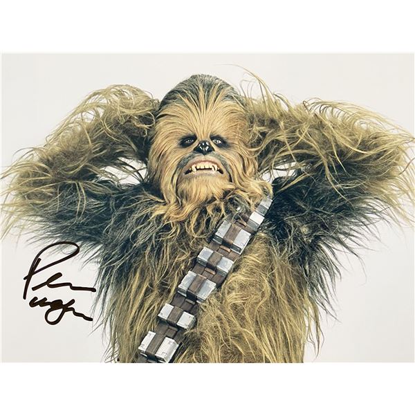 Star Wars Chewbacca Peter Mayhew signed photo