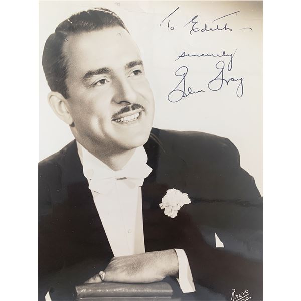 Glen Gray Signed Photo