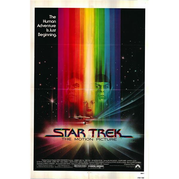 Star Trek: The Motion Picture original 1977 vintage one sheet poster