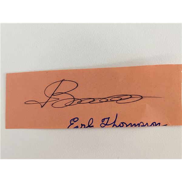 Joe Bonanno Original Signature