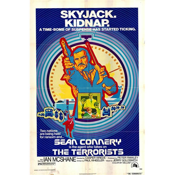 The Terrorists original 1975 vintage one sheet movie poster