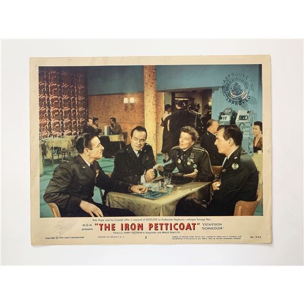 The Iron Petticoat original 1956 vintage lobby card