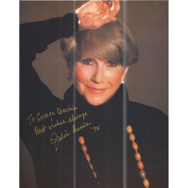 Julie Harris signed photo