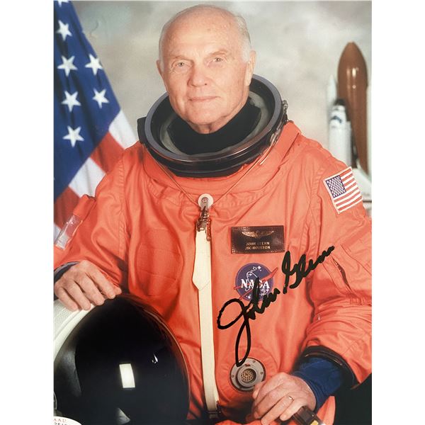 John Glenn Signed Photo - A.A.U. Authenticated