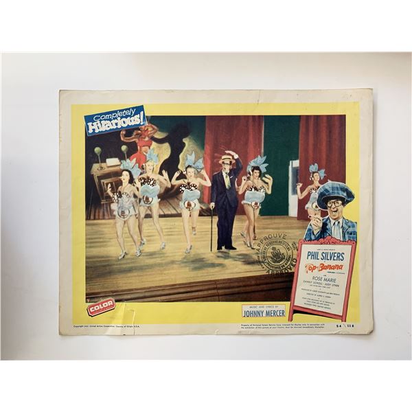Top Banana original 1954 vintage lobby card