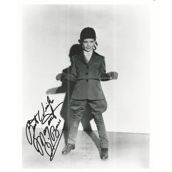 Margaret O'Brien Signed Movie Photo