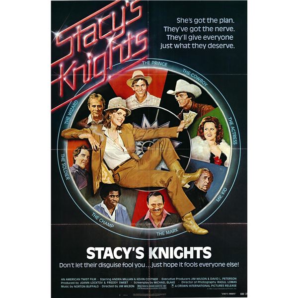 Stacy's Knights original 1983 vintage one sheet poster