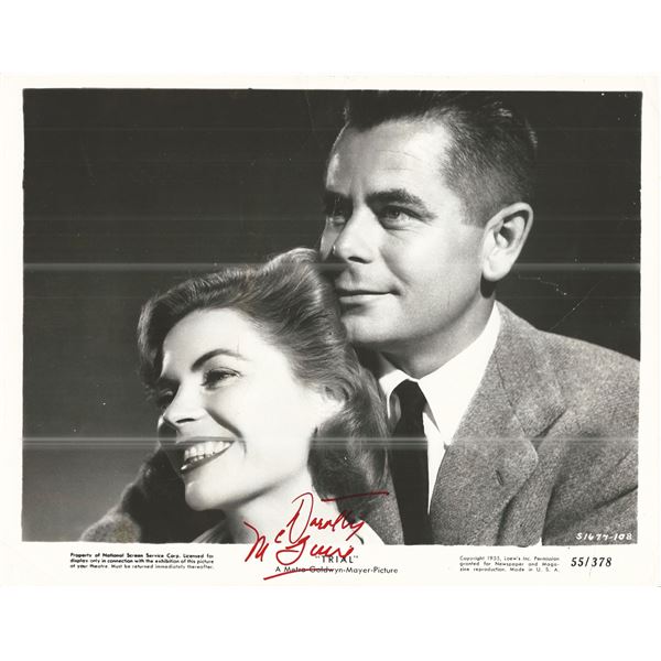 Trial Dorothy McGuire Signed Movie Photo