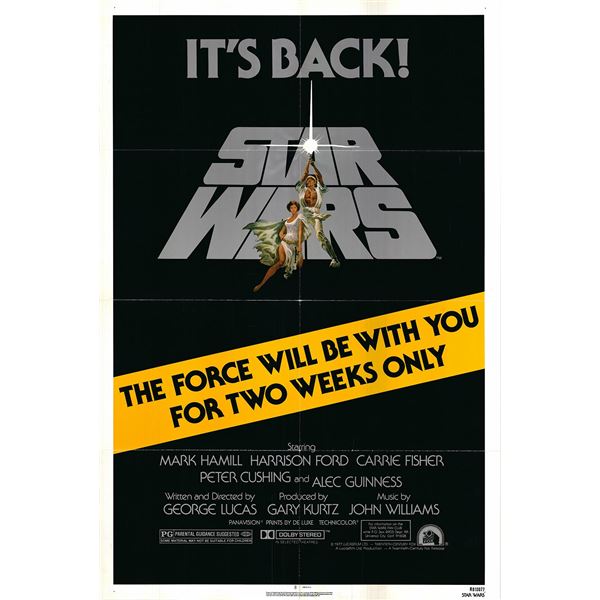 Star Wars original 1981R vintage one sheet poster