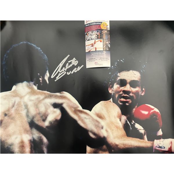 Roberto Durán Signed Photo- JSA