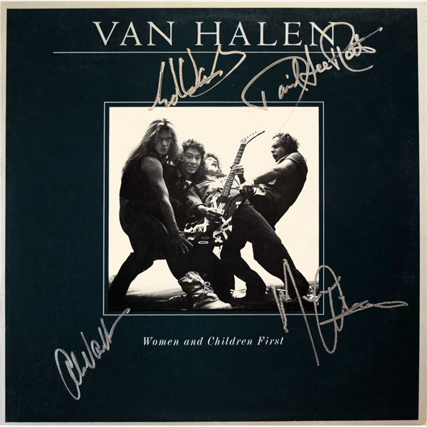 Van Halen signed Women and Children First album