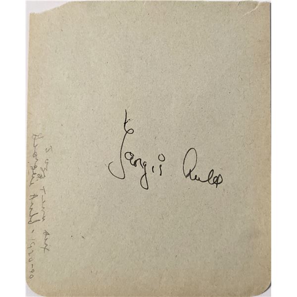 Georgie Auld Signature Cut