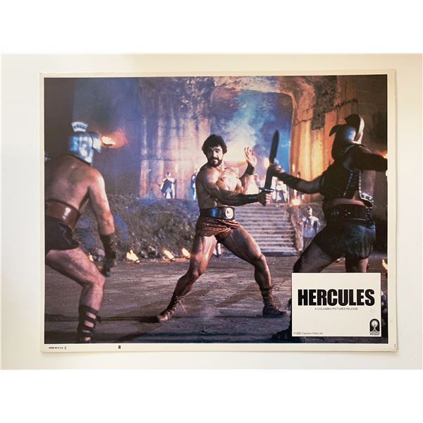 Hercules original 1983 vintage lobby card