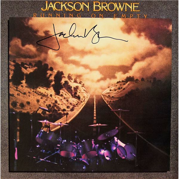 Jackson Browne signed Running On Empty album