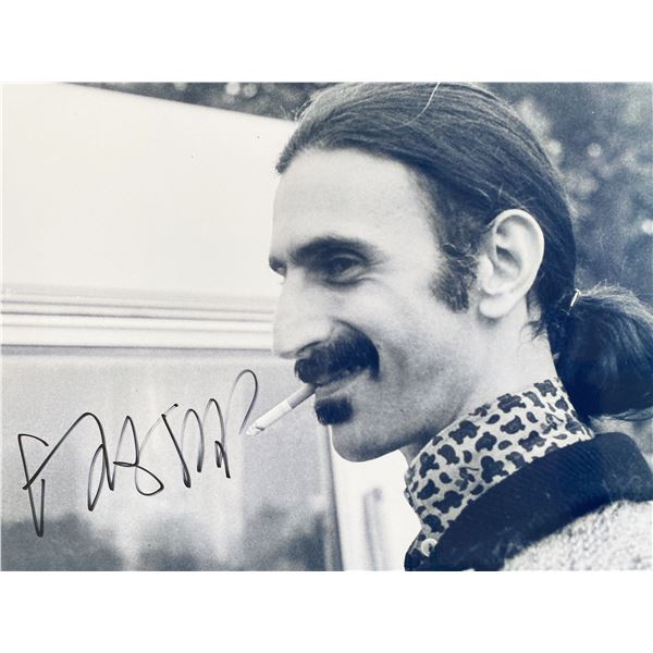 Frank Zappa Signed Photo