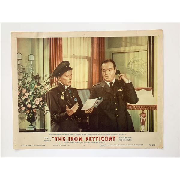 The Iron Petticoat original 1956 vintage lobby card