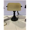 Image 2 : Group of three Assorted Bankers Table Lamps