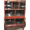 Image 2 : Vintage style traditional lacquered display cabinet,  Approximately 54 1/2in wi