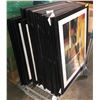 Image 2 : Large group of Hotel/Motel Pictures with frame deco (Cart not included, Approximately 22 pieces)