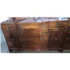 Image 1 : Mahogany Bow Front Dresser (Approximately 66in wide)