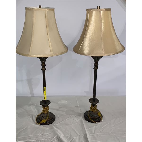 Pair of Candlestick Table Lamps