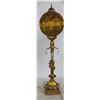 Image 1 : Antique Tabletop embossed glass globe lamp