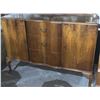 Image 1 : Inlaid Walnut Buffet (Approximately 42in wide)