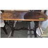 Image 1 : Double Pedestal Baluster Sofa Table 48 in. Wide