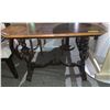 Image 2 : Double Pedestal Baluster Sofa Table 48 in. Wide