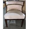 Image 1 : Mahogany Framed Barrel Chair