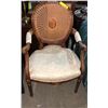 Image 1 : Rattan Back Antique Chair
