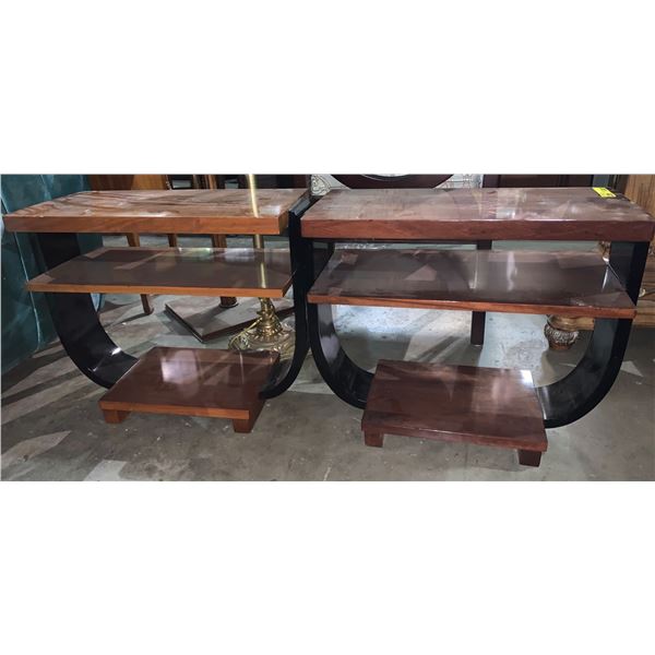 A Pair of End Tables 1ft. x 2ft. x 22in. H