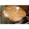 Image 3 : Inlaid Cloverleaf End Table 30in W x 30in H