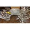 Image 1 : 5 Assorted Glass Crystal Bowls