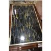 Image 3 : Abalone Style Inlaid Coffee Table 38in x 31in