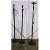 Image 1 : 3 floor lamps, some need hardware and no shades