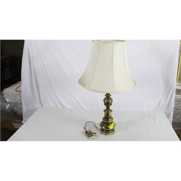 Heavy Brass Table Lamp