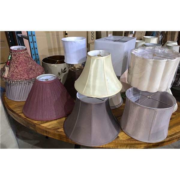 Lot of 15 Lamp Shades