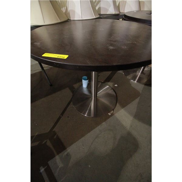 36in. Round Chrome base Bistro Table