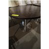 Image 1 : 36in. Round Chrome base Bistro Table