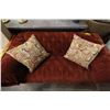 Image 1 : Rustic Colour Loveseat 65in. Wide w/Two Pillows